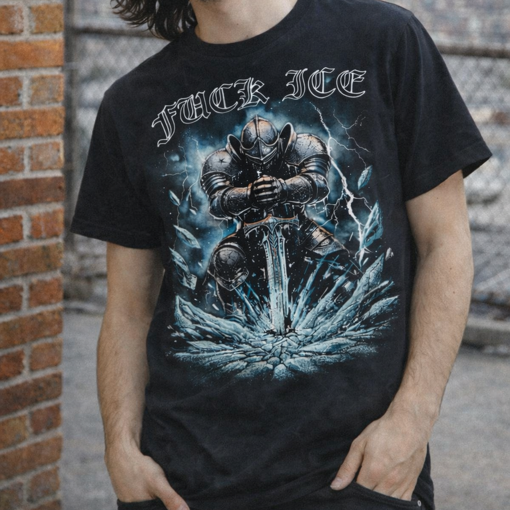Fuck ICE Knight Tee